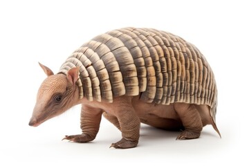 Armadillo isolated on a white background