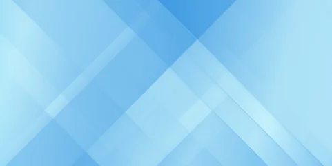 Foto op Canvas Abstract geometric Blue business banner background, Diamond and line shapes in random geometric blue gradient pattern, Digital shiny geometric fractal pattern. © DAIYAN MD TALHA