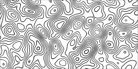 Map in Contour Line Light topographic topo contour. Abstract Topographic Map in Contour topographic line map with curvy wave isolines vector Black-white background from a line similar