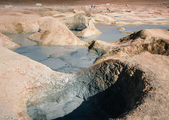 Volcanic fumaroles on Uturuncu
