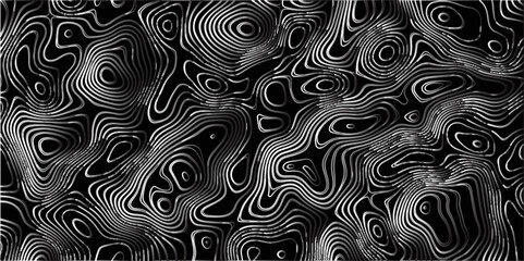Map in Contour Line Light topographic topo contour. Abstract Topographic Map in Contour topographic line map block curvy wave isolines vector Black-white background from a line similar