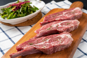 lamb chops, lamb chops, mararyungsha, mara shrimp, mara chicken wings, chicken wings, guobaorou