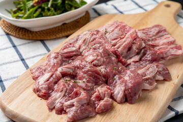 lamb chops, lamb chops, mararyungsha, mara shrimp, mara chicken wings, chicken wings, guobaorou