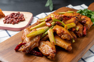 lamb chops, lamb chops, mararyungsha, mara shrimp, mara chicken wings, chicken wings, guobaorou