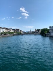 Fototapeta na wymiar view of the town Zurich-Switzerland 