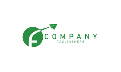 F logo, letter F with plane and wing combination, usable for aviation business and company logos