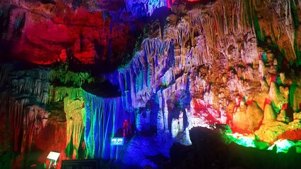 background of cave