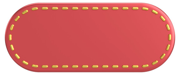 Price tag. Price label. 3D illustration.