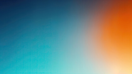Obraz premium Blurred Orange blue and teal texture Dark gradient background