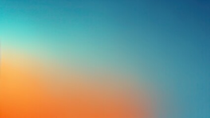 Naklejka premium Blurred Orange blue and teal texture Dark gradient background