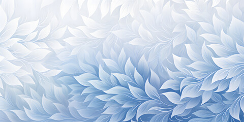 Abstract blue leaves on background.