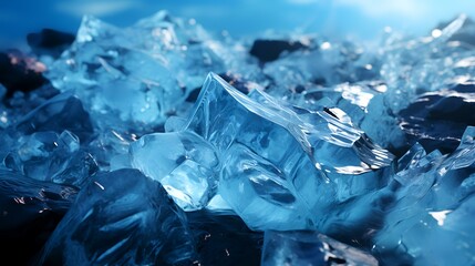 Icy Elegance: Fine Texture Ice Background - 8K/4K Photorealistic