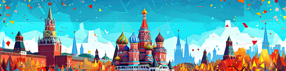 Moscow Marvel - Ultradetailed Kremlin Illustration for Creative Projects