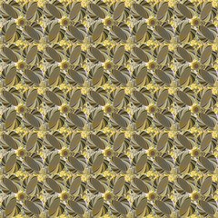 flower overall geometrical pattern