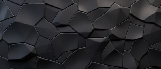 Textured Black Geometric Facades. - obrazy, fototapety, plakaty