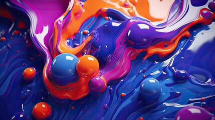 Abstract dynamic background. Colorful plastic form for graphic design.