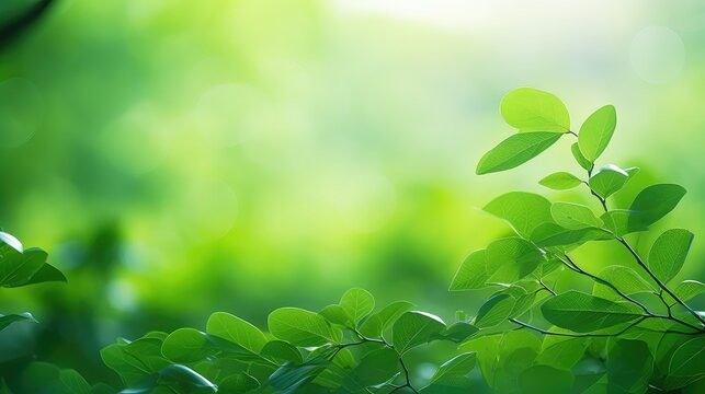 foliage blur green background illustration fresh tranquil, lush vibrant, vibrant vibrant foliage blur green background