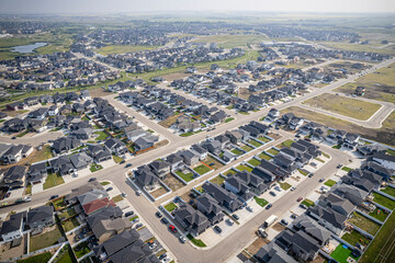 Rosewood Neighborhood from the Sky- Saskatoon Aerial View