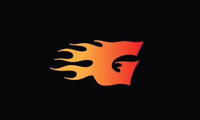 A to Z Fire logo Icon Alfabate letter fire logo design in a beautiful red and yellow gradient. Flame icon lettering concept vector illustration.