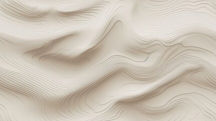 contour models and topographic map lines, forming a topographic abstract illustration for concept design, emphasizing the integration of realistic 3D topographic relief and a seamless pattern.