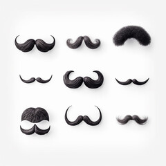 collection of moustaches