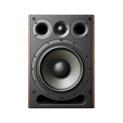 Audio speaker isolated on transparent background