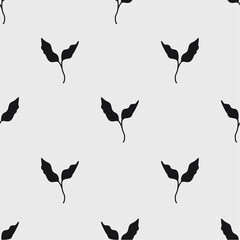 BOHO seamless pattern with natural elements