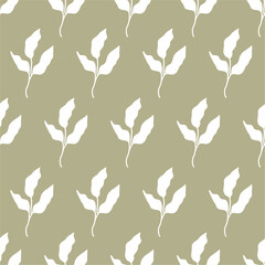 BOHO seamless pattern with natural elements