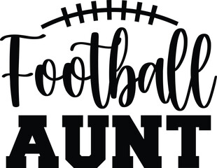 Football typography design on plain white transparent isolated background for card, shirt, hoodie, sweatshirt, apparel, card, tag, mug, icon, poster or badge