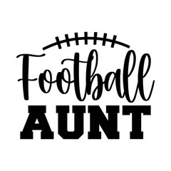 Football typography design on plain white transparent isolated background for card, shirt, hoodie, sweatshirt, apparel, card, tag, mug, icon, poster or badge