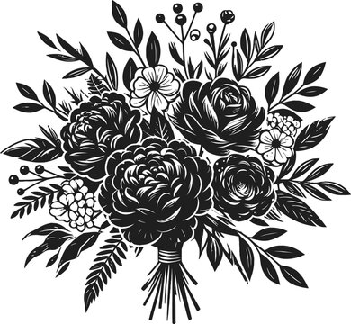 Flower Bouquet vector image valentine elements