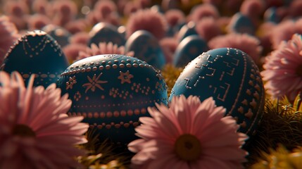 eggs and flowers