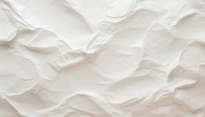 Obraz premium close up of white crumpled paper