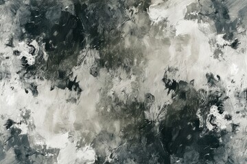 Naklejka premium Abstract khaki Black and White Painting Texture Background