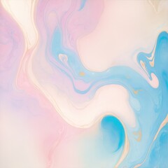 pink and blue color with golden lines liquid fluid marbled texture background
