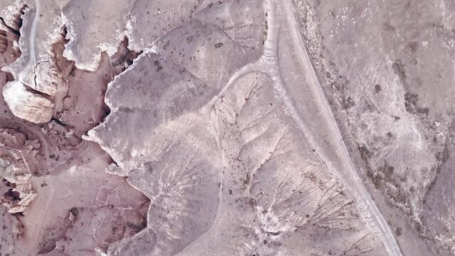 Charyn. Kazakhstan. Charyn canyon aerial video from a quadcopter.