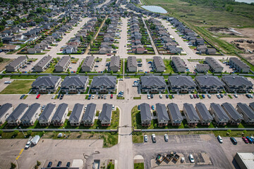 Aerial View of Martensville, Saskatchewan