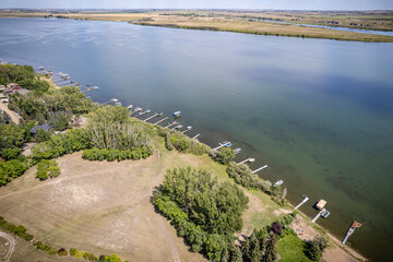 Aerial View of Shields, Saskatchewan