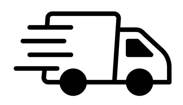 Delivery Truck icon illustration	