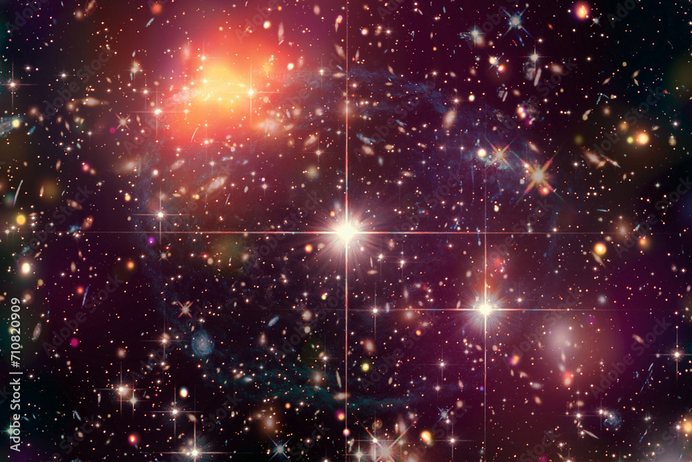 Canvas Prints amazing galaxy view and stars. the elements of this image furnished by nasa.