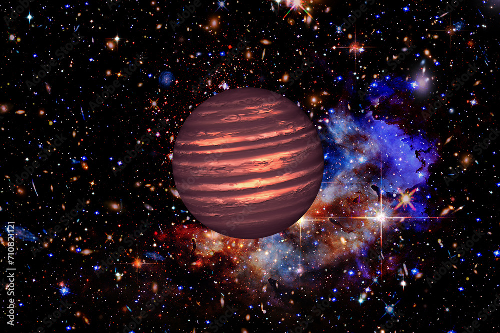 Canvas Prints extrasolar planet. the elements of this image furnished by nasa.