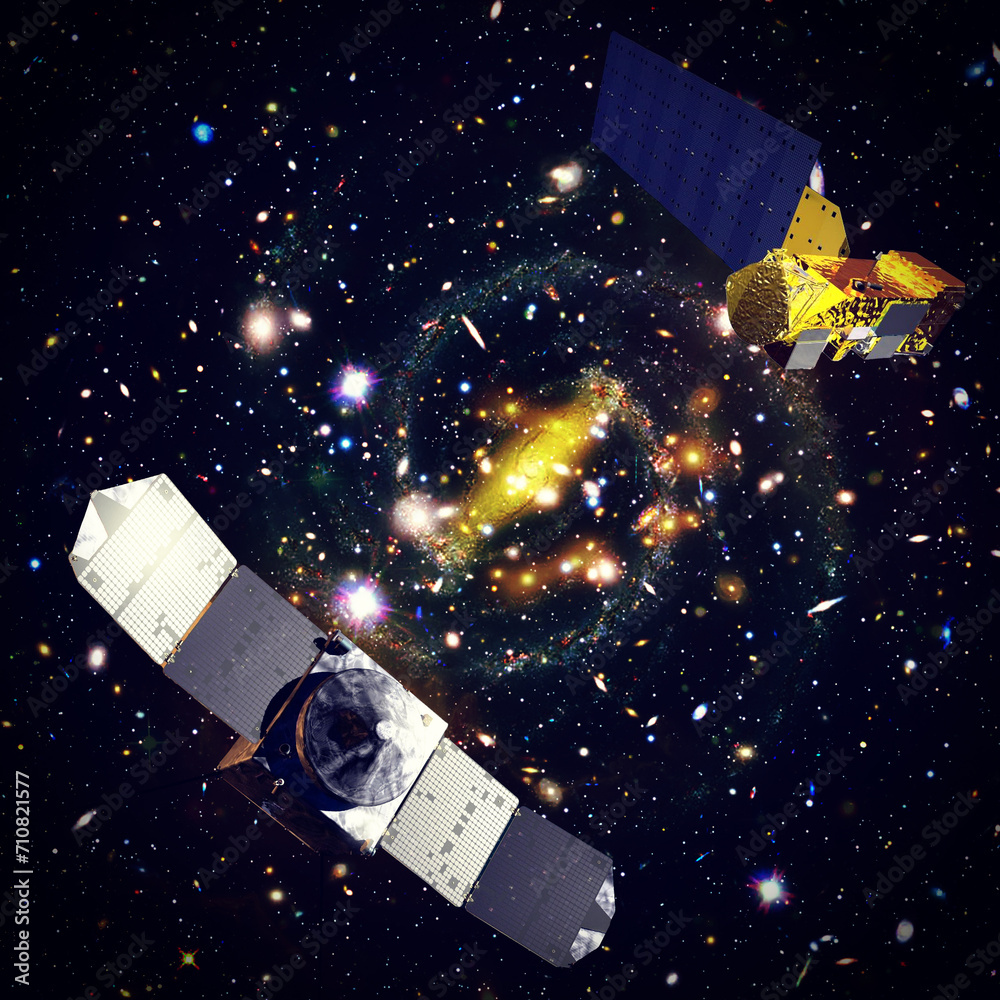 Wall mural spaceships and outer space. galaxy view. the elements of this image furnished by nasa.