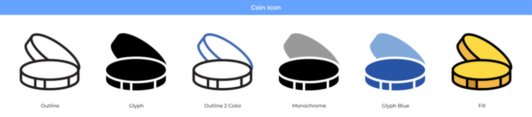 Coin Icon Set