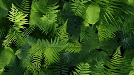  a close up of a bunch of green leaves on a wall of green plants with leaves in the foreground.