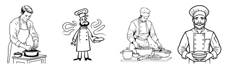 vector illustration of chef 