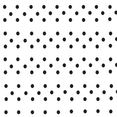 Abstract Halftone Moving Background. Dots on white background. Seamless loop