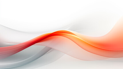 minimal abstract white background with smooth curve, flowing red grey waves for backdrop design for product or text over backdrop design 