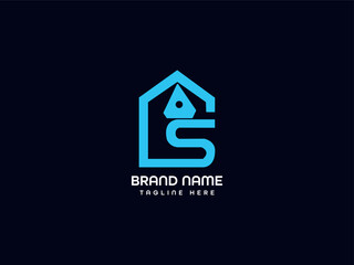modern monogram letter logo design