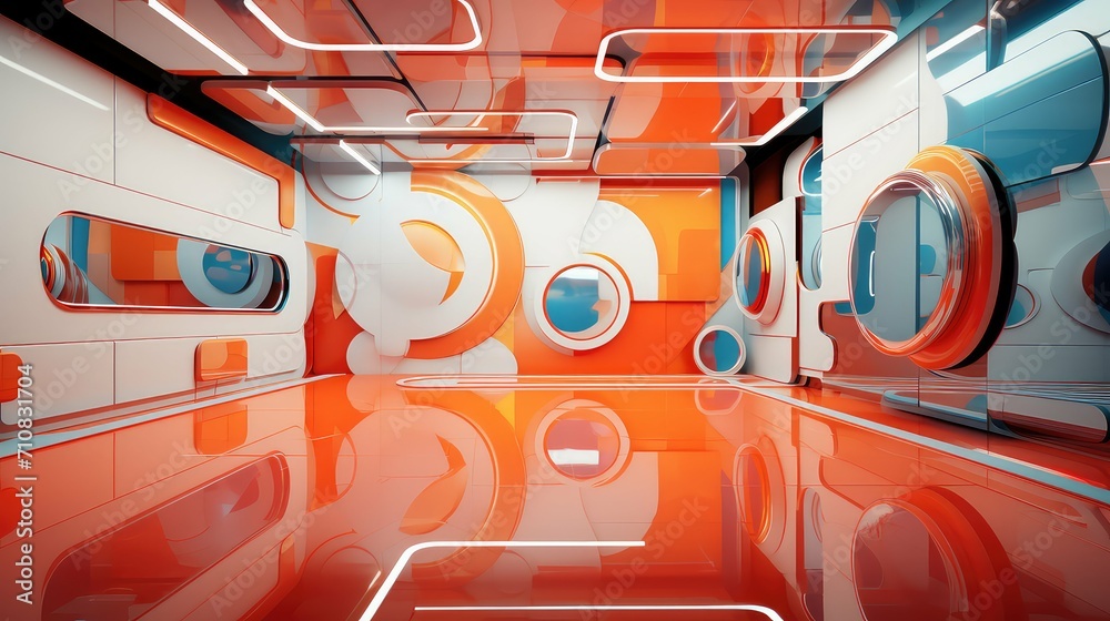 Poster graphics render studio background illustration visual digital, computer modeling, ing virtual graphi