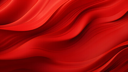 Obraz premium Red waved background with a wavy pattern, Chinese New Year festivities, striped compositions, circular shapes, 2D red pattern with waves, minimalist color palette, Chinese wallpaper.